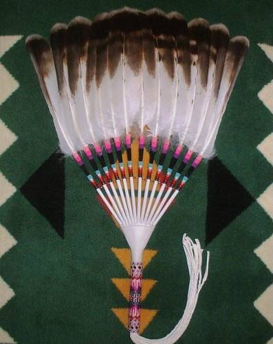 Northern Harrier Hawk fan by Medicinehorse7 is licensed under CC BY-ND 2.0.